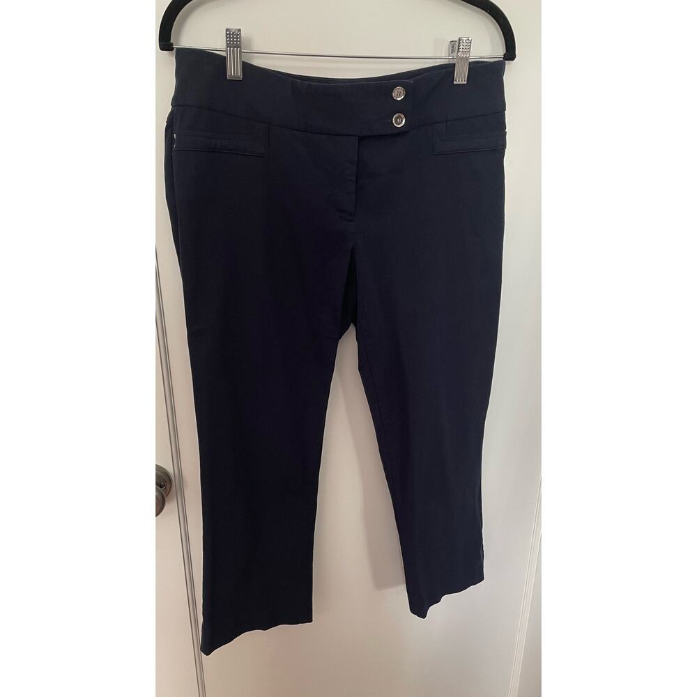 Alfani Navy Capri Pants Size 8